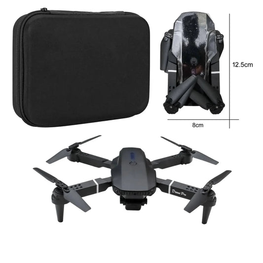 4K HD E88 Camera Drone with Remote Control – Foldable Quadcopter with Optional 3 Batteries