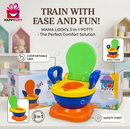 3-in-1 Mama Love Potty Trainer – The Ultimate Training Solution!