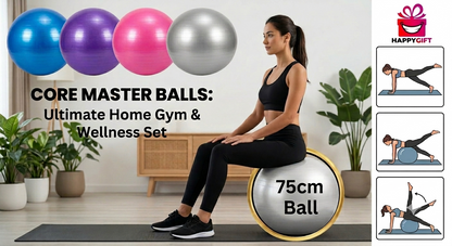 Core Master Ball: Ultimate Home Gym & Wellness Set