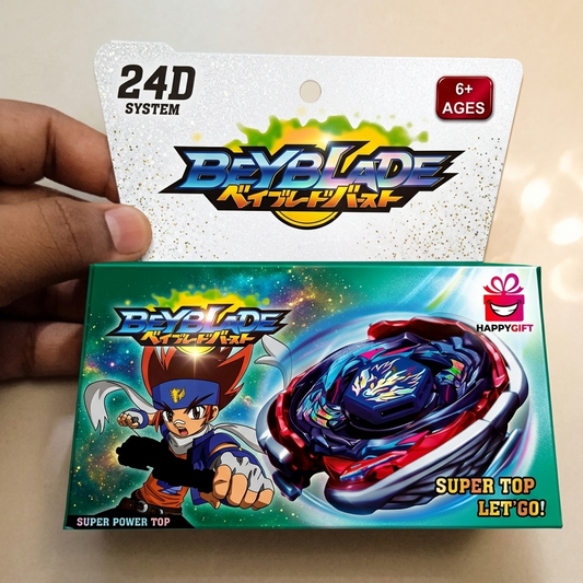 Super Power Burst Battle Top Set – High-Performance Spinning Top with Ripcord Launcher