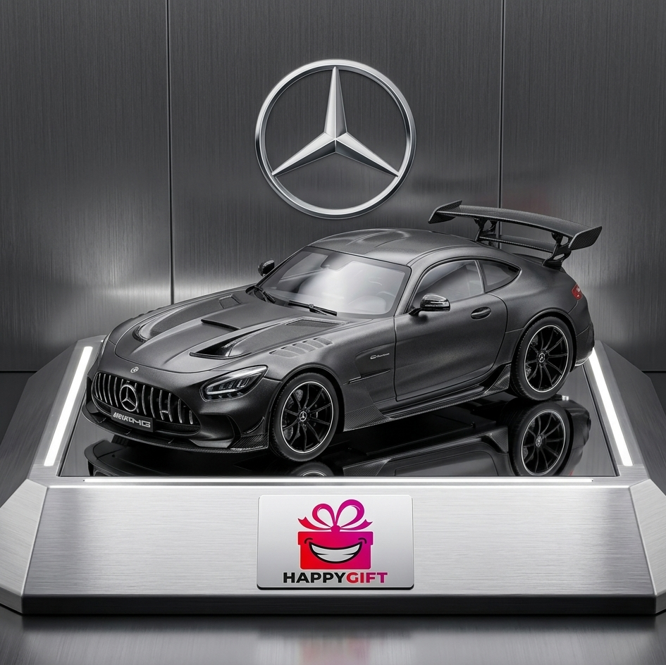 Mercedes-AMG GT Black Series 1:18 Die-Cast Model Car – Red & Black Variants