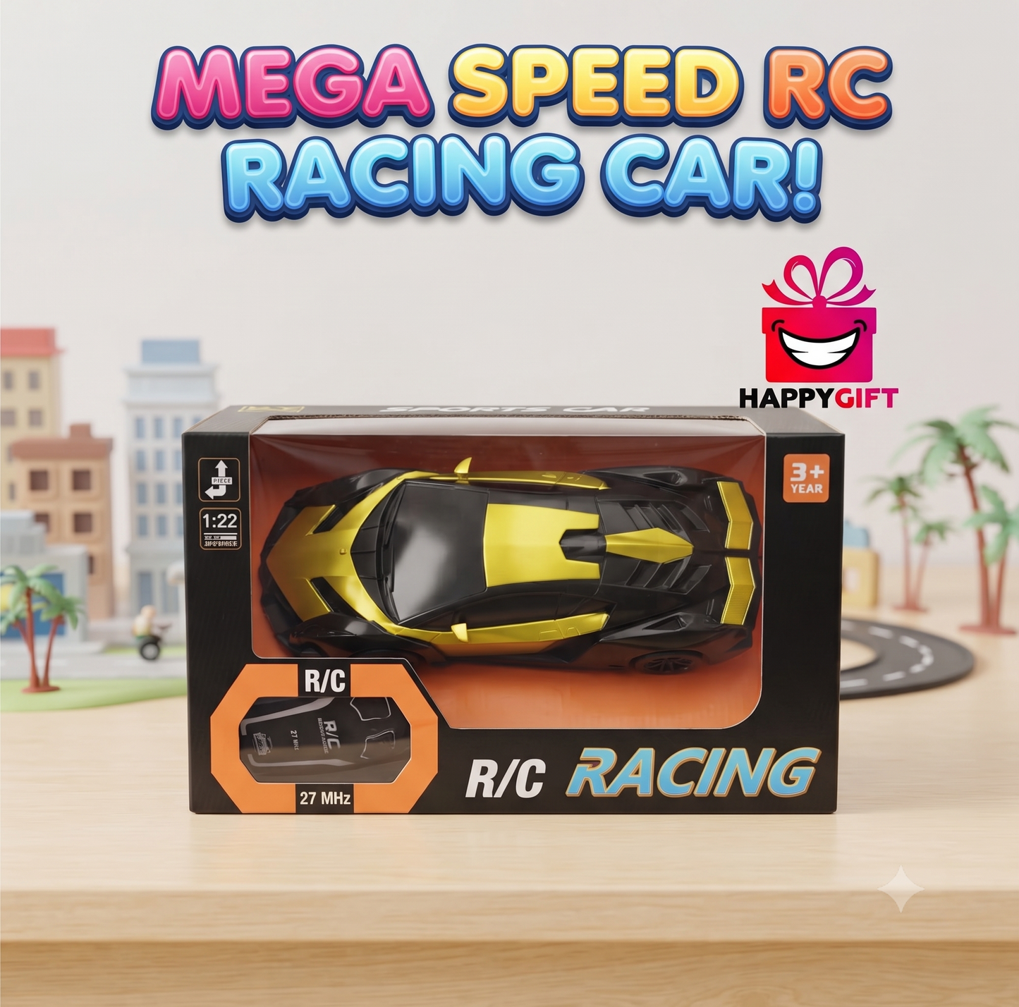 Mega Speed RC Racing Car – High-Performance Remote Control Sports Car!
