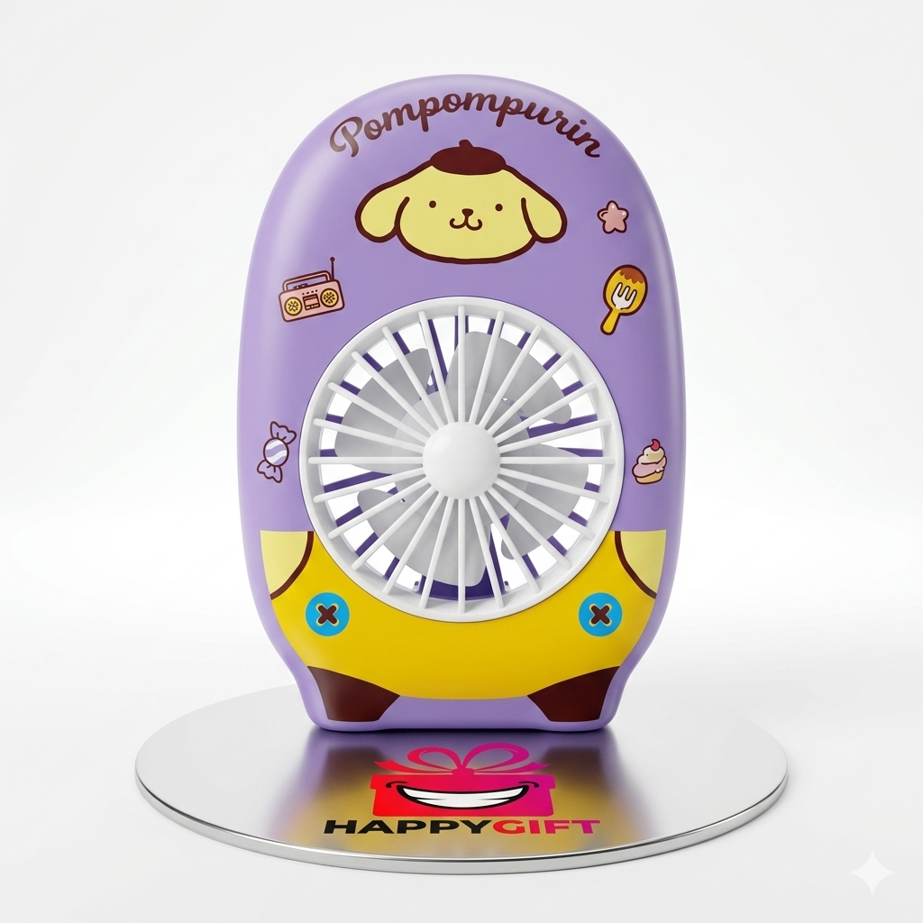 Portable Mini Fan Sanrio Pompompurin Joy Portable Mini Fan