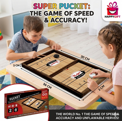 Pucket: The Ultimate High-Speed Action Game for Families!