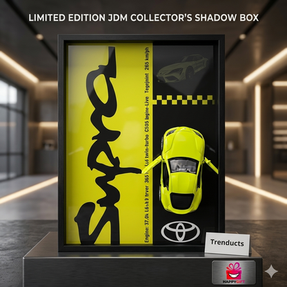Limited Edition Toyota Supra JDM Collector’s Shadow Box – Premium Display Art