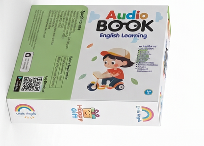 Kids Electronic English Audio Learning Book — 10-Page Interactive Educational Toy