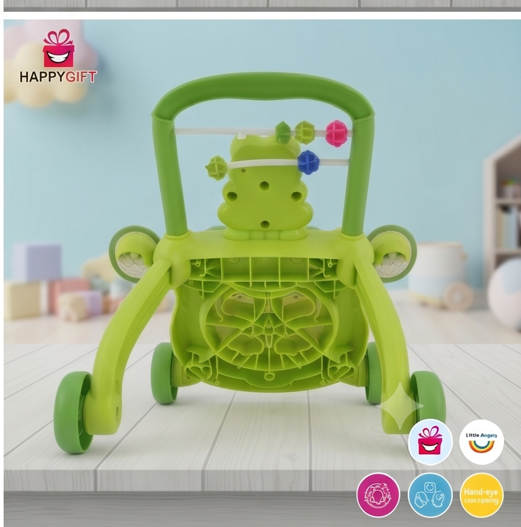 Mega Fun Frog Learning Walker – Interactive Toddler Activity & Walking Support!