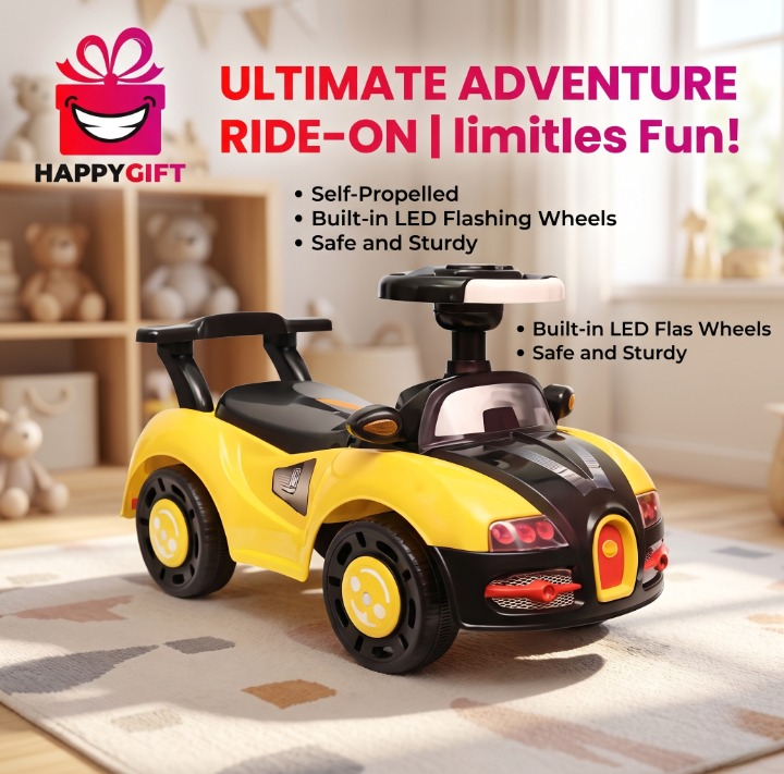 Bugatii 4-Wheel Push Car – The Ultimate Joy-Ride!