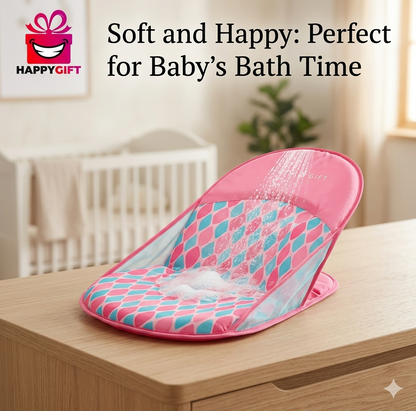 Soft and Happy: The Perfect Support for Baby’s Bath Time