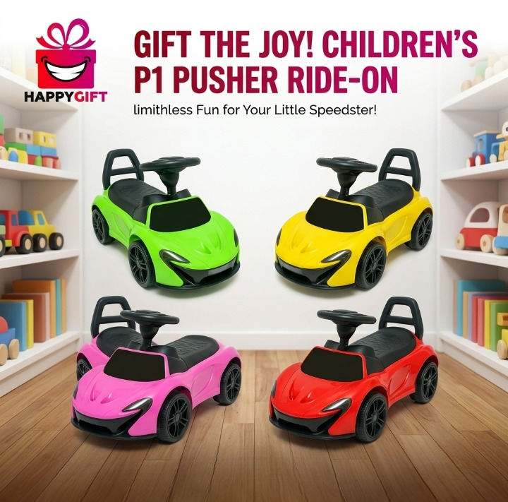 P1 Kids' Pusher Ride-On – The Ultimate Joy-Ride!