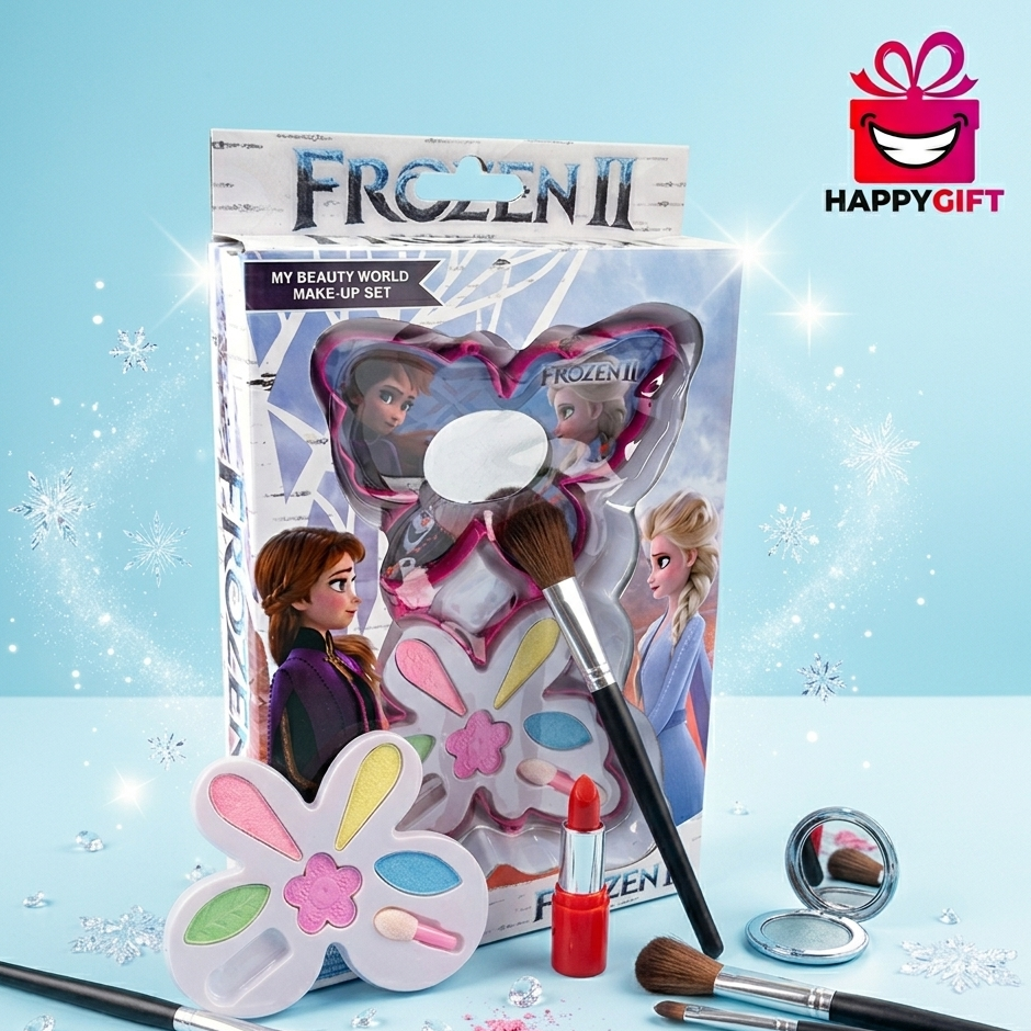 Disney Frozen 2 My Beauty World Kids Makeup Set – Safe & Washable Cosmetic Kit