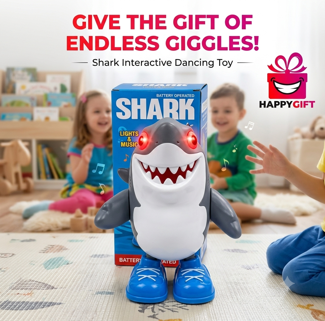 Fun Children's Play: Walking & Musical Shark Toy!