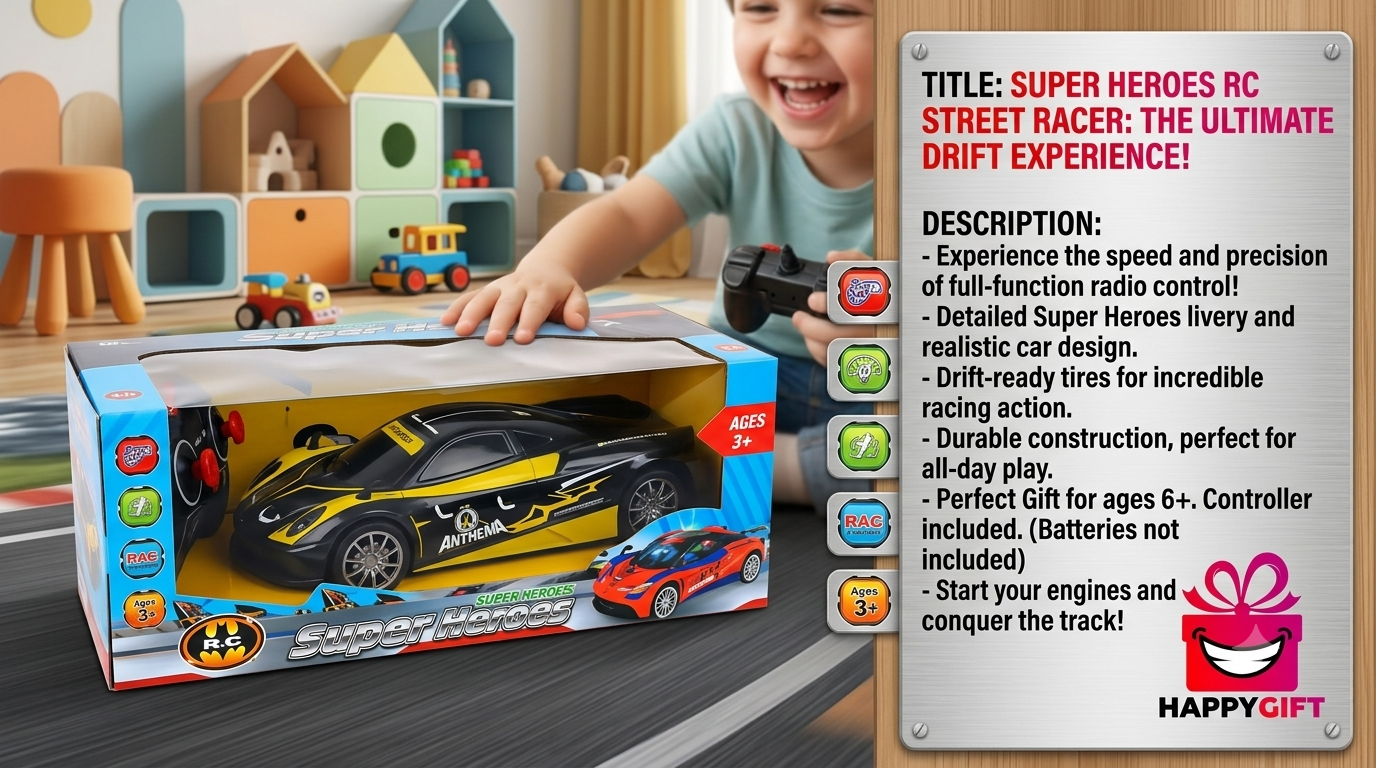 Ultimate Batman Pagani-Style RC Racer – The Perfect Gift of Joy!
