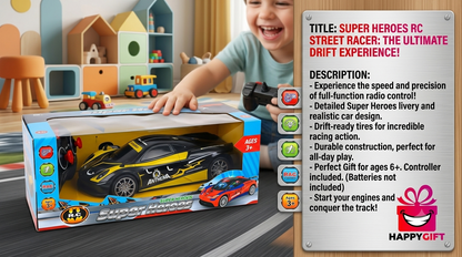 Ultimate Batman Pagani-Style RC Racer – The Perfect Gift of Joy!