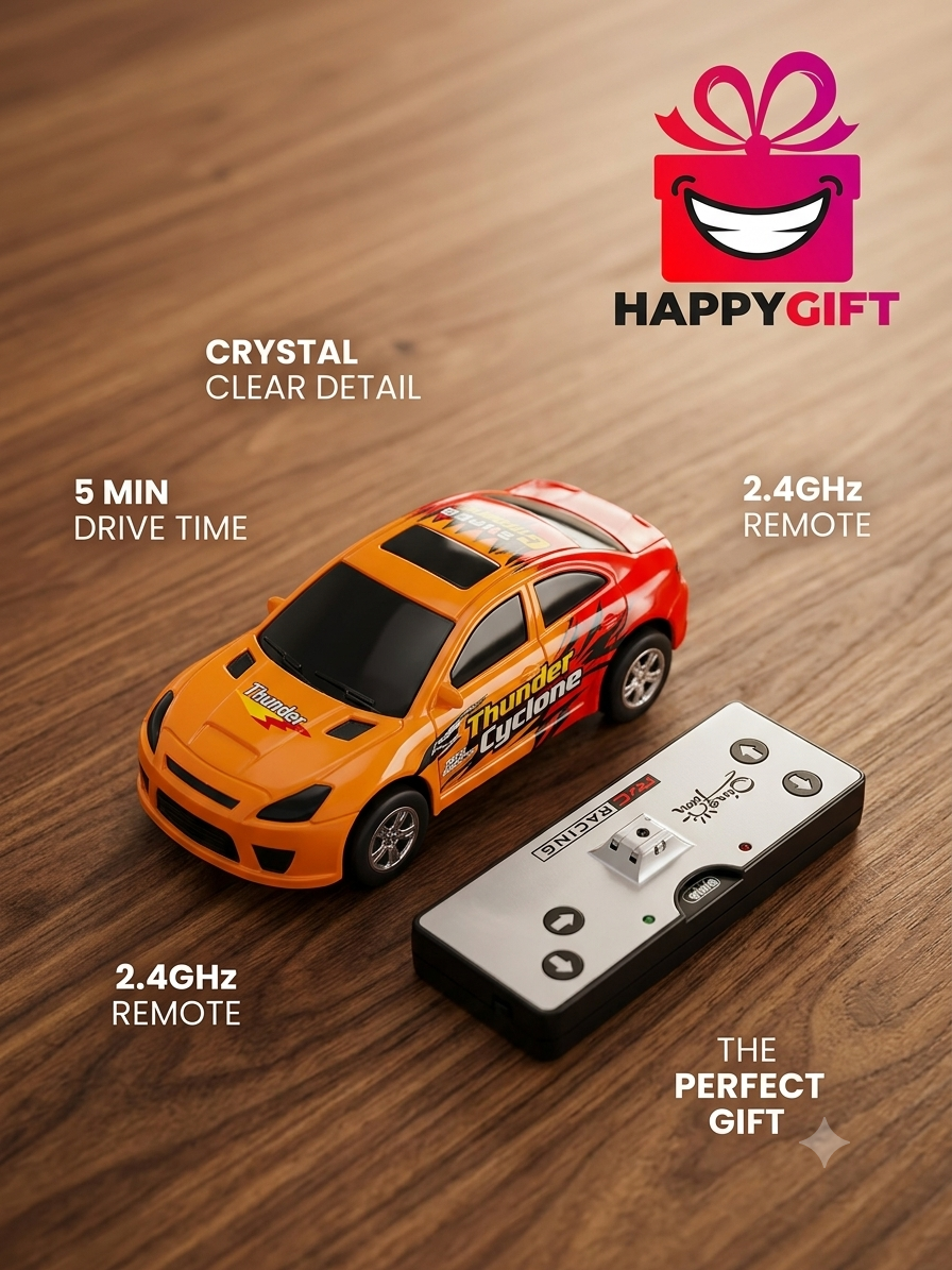 HappyGift Mini R/C Racing Car Collector’s Series