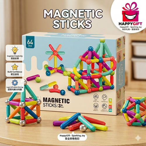 MEGNETIC BLOCK 64PCS