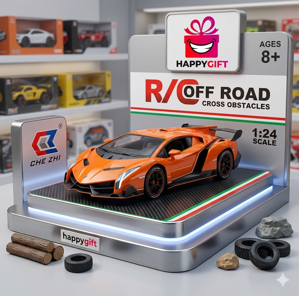 Premium 1:24 Scale Alloy R/C Off-Road Sport Car – Durable Cross-Obstacle Performance