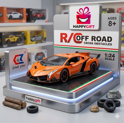 Premium 1:24 Scale Alloy R/C Off-Road Sport Car – Durable Cross-Obstacle Performance