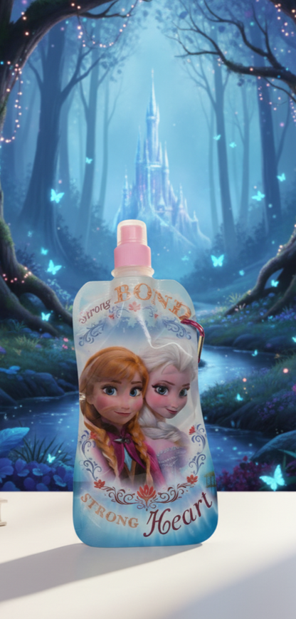 Kids' Foldable Water Bottle – Frozen & Avengers Edition