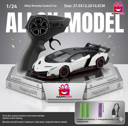 Premium 1:24 Scale Alloy R/C Off-Road Sport Car – Durable Cross-Obstacle Performance