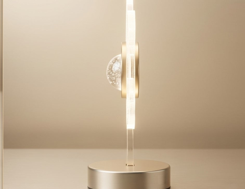 "The Gilded Bloom Gift Collection: Premium Crystal & Gold Illumination"