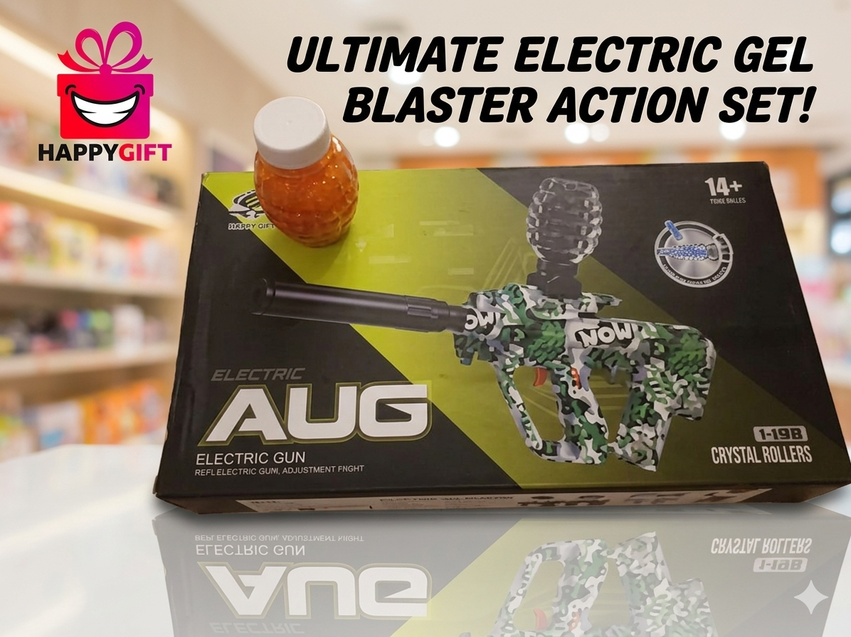 Premium Electric AUG Crystal Gel Blaster Action Set – The Ultimate Blasting Experience!