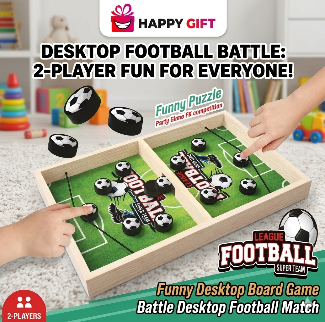 Ultimate Soccer Sling Puck Battle – Fast-Action Tabletop Fun!