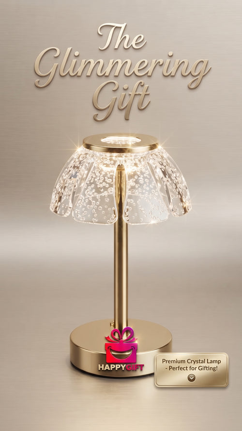 "The Glimmering Gift Collection: Premium Crystal Touch Lamp"