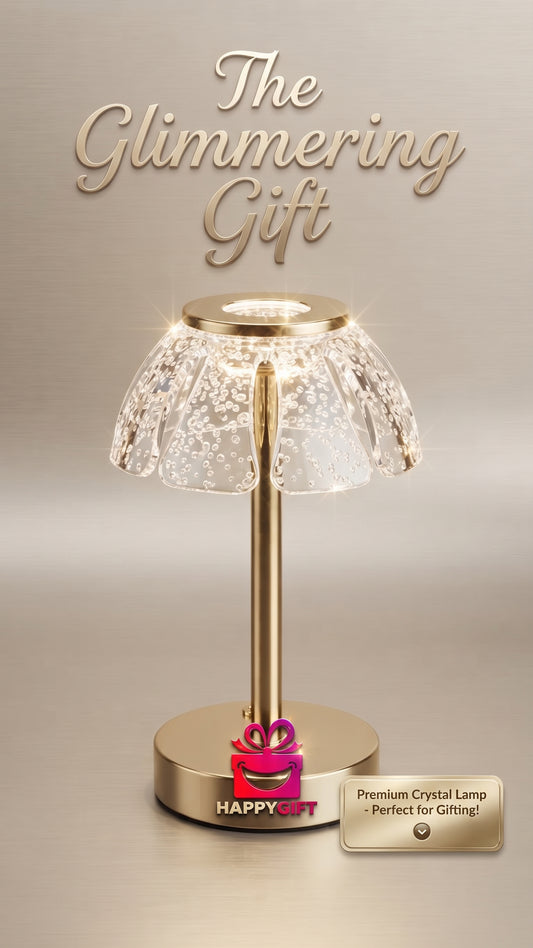 "The Glimmering Gift Collection: Premium Crystal Touch Lamp"