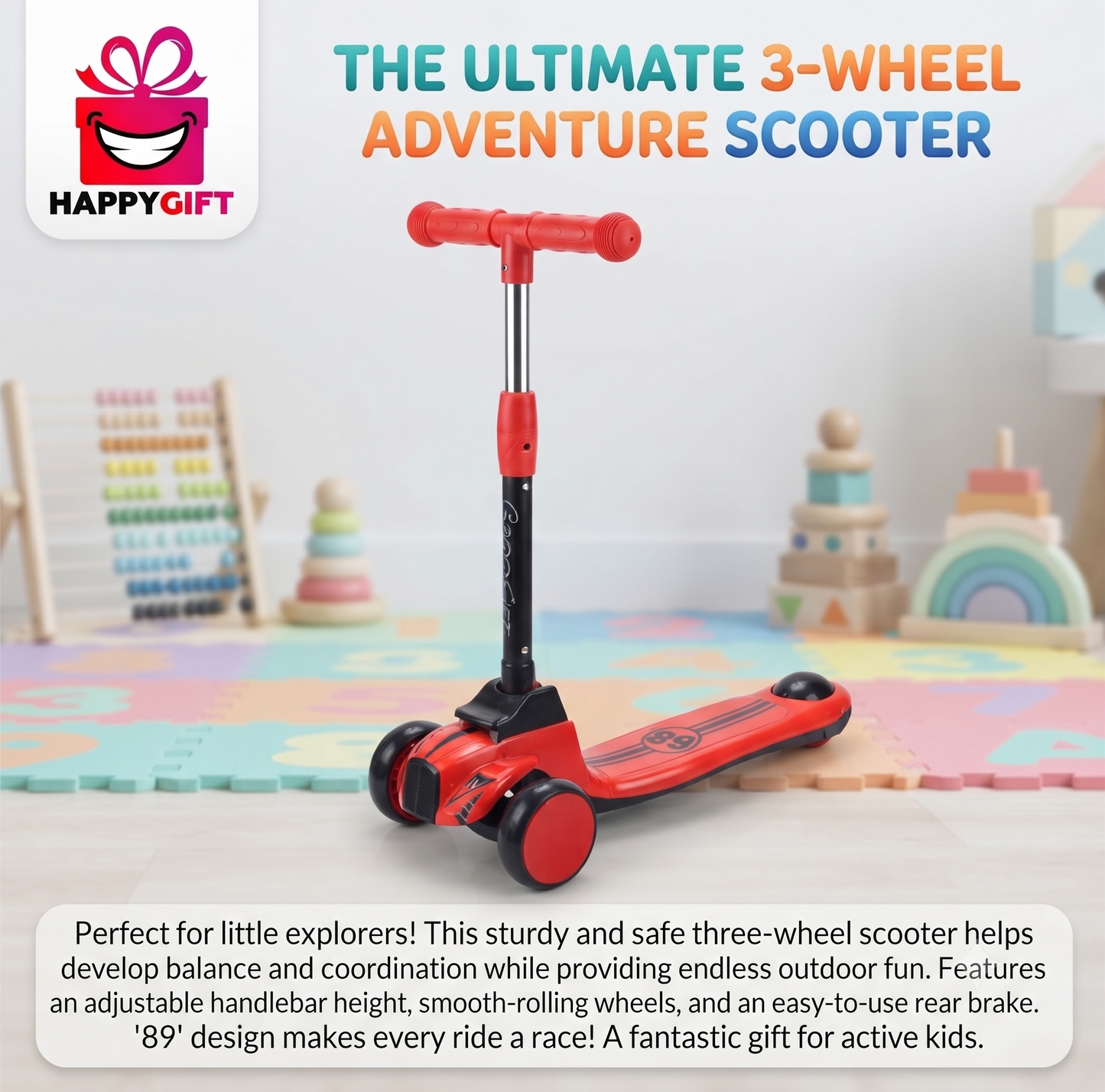 The Ultimate 3-Wheel Adventure Scooter