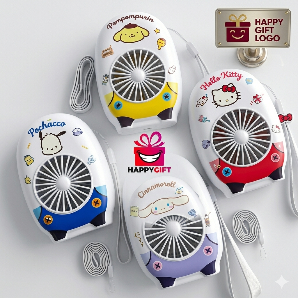 Portable Mini Fan Sanrio Pompompurin Joy Portable Mini Fan