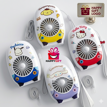Portable Mini Fan Sanrio Pompompurin Joy Portable Mini Fan