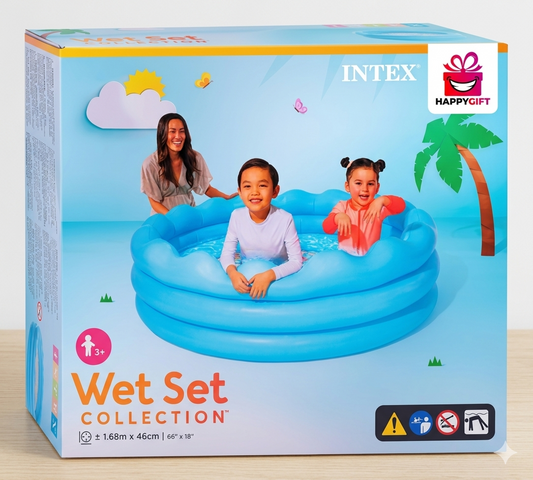 Intex Wet Set Collection Inflatable Kiddie Pool (66" x 18")