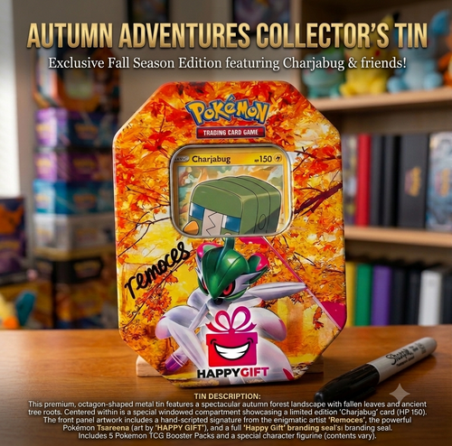 Ultimate Pokémon Autumn Treasure Collector’s Tin – Limited Edition Set
