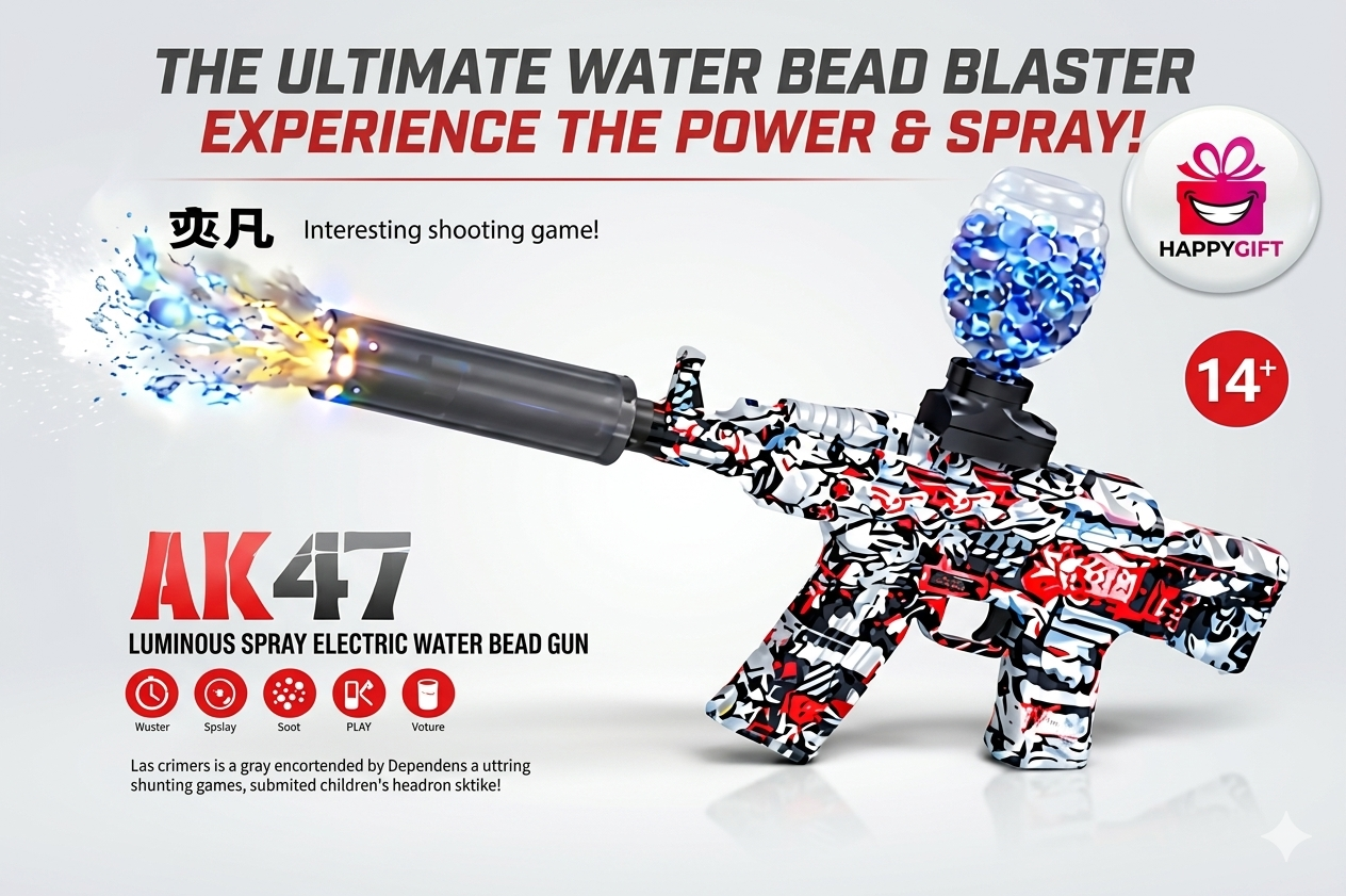 Elite AK47 Gel Bullet Blaster – High-Performance Outdoor Action Toy for Competitive Fun