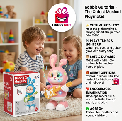 Meet the Musical Rabbit Guitarist – Your Child's New Best Friend!