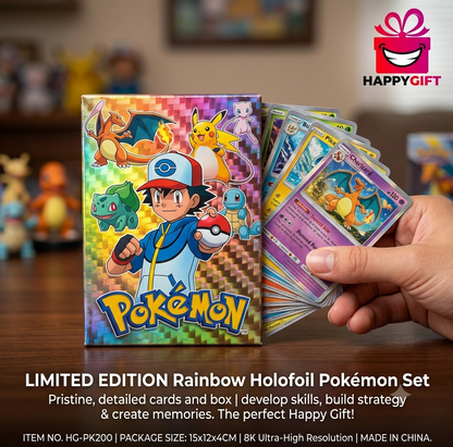 Ultimate 200+ Holofoil Pokémon Card Collector's Set – Charizard & Pikachu Included