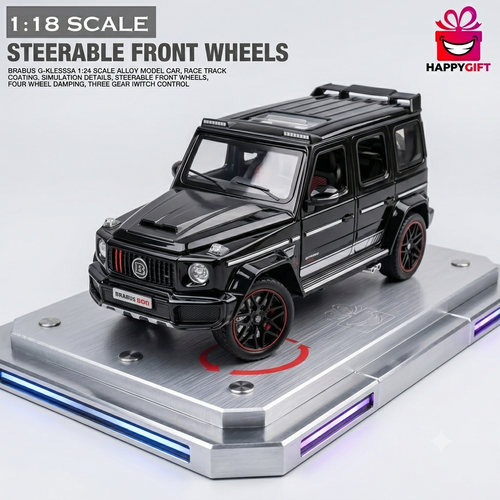 Elite Edition Off-Road SUV Die-Cast Collector’s Model – Precision Engineering with Steerable Wheels & Metal Display Base