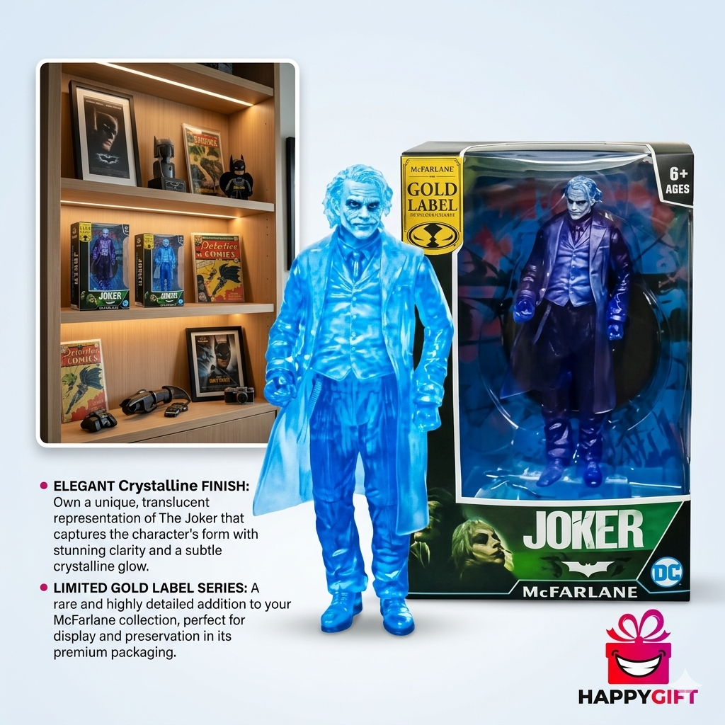 McFarlane Gold Label The Joker Action Figure – Premium Collectible Edition (7-Inch)