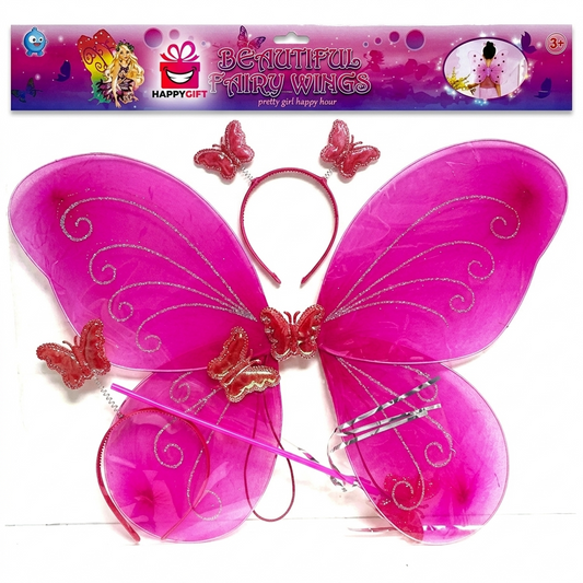 Princess Fairy Wings Costume Set for Kids