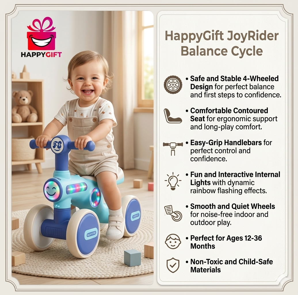 ide into the Rainbow: The Glow & Learn Balance Cycle