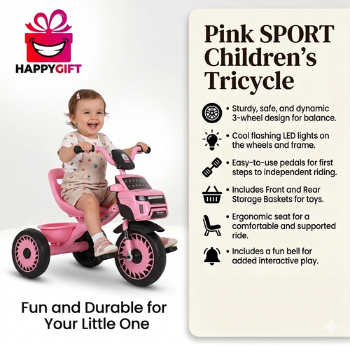 Sporty Tricycle – Where Fun Meets Adventure!