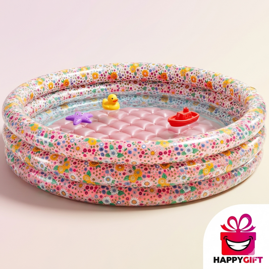 Intex Wet Set Collection Floral Print Inflatable Baby Pool (34" x 10")