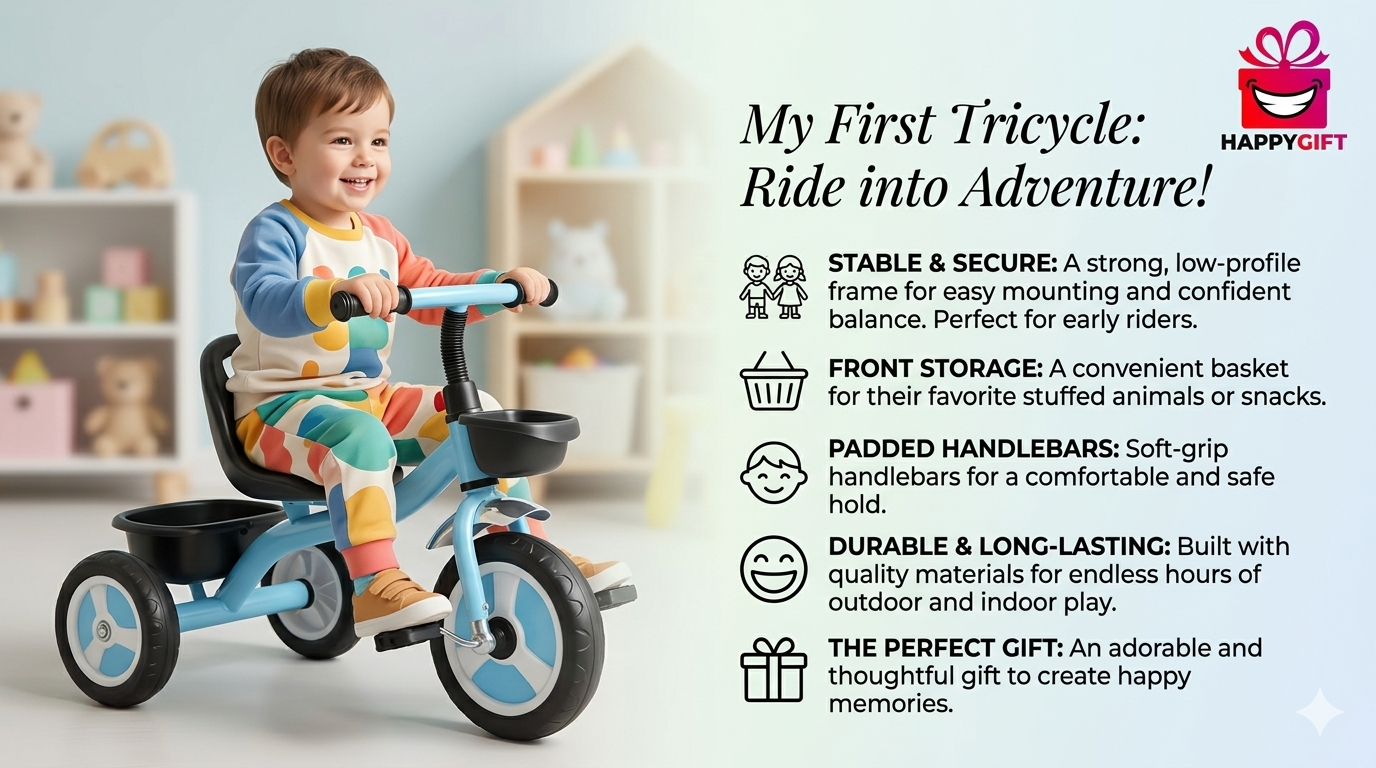 My First Tricycle: Ride into Adventure!