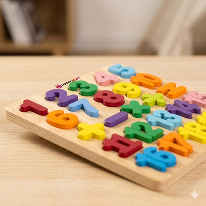 Numeric Puzzle Plate - Geometrical Signs
