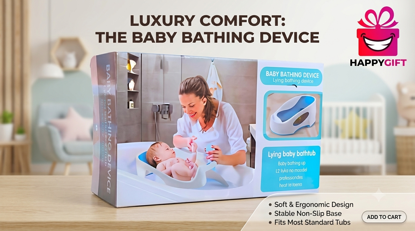 Premium Ergonomic Baby Bather – Safe & Comfortable Bathing
