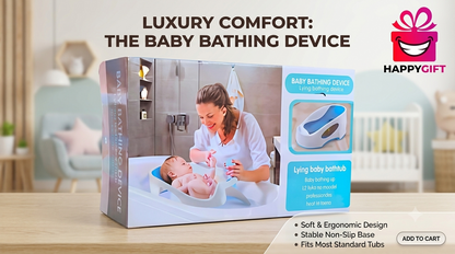 Premium Ergonomic Baby Bather – Safe & Comfortable Bathing