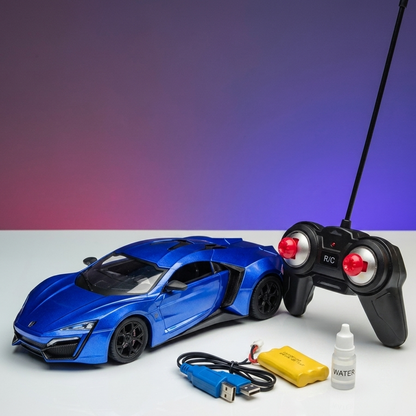Bonzer Car: 1:16 Scale Remote Control Supercar with Realistic Smoke Spray Exhaust
