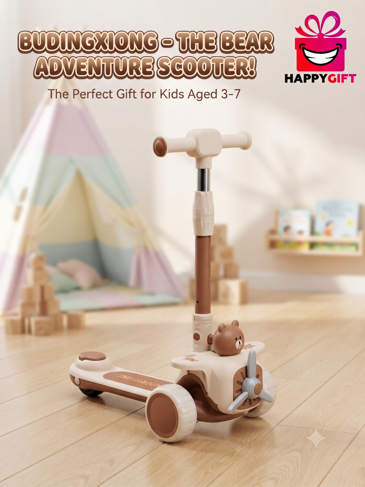 BUDINGXIONG - THE BEAR ADVENTURE SCOOTER!