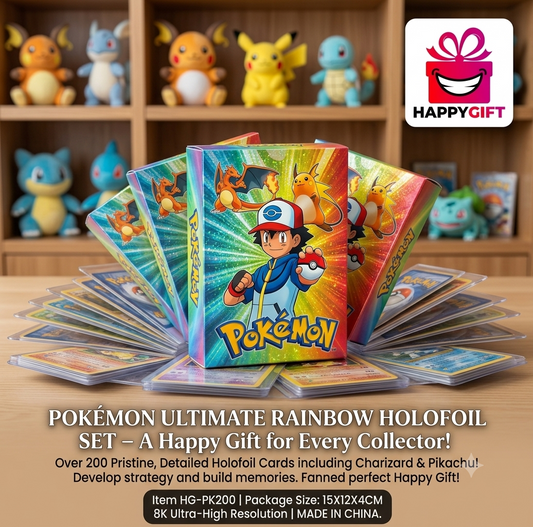 Ultimate 200+ Holofoil Pokémon Card Collector's Set – Charizard & Pikachu Included